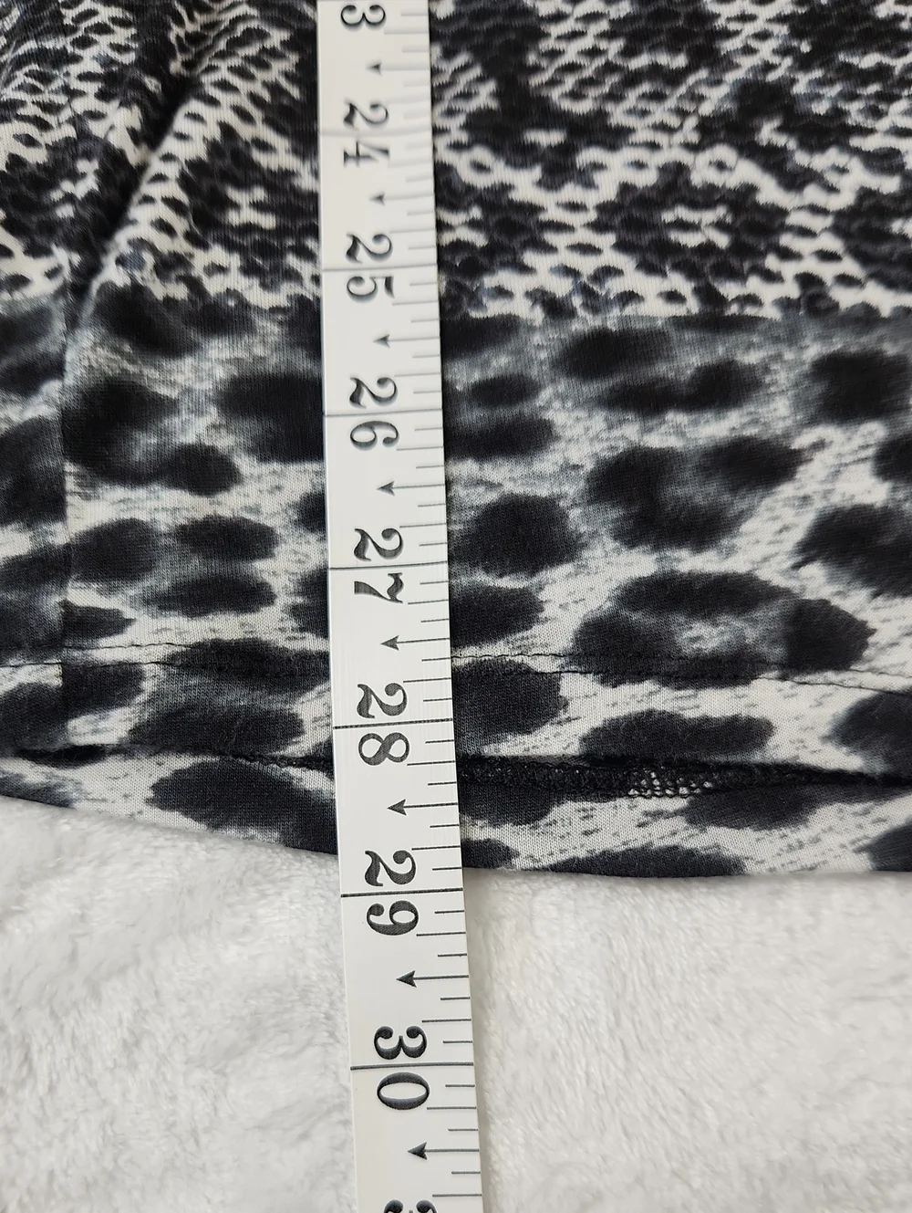 MICHAEL Michael Kors Black & White Mixed Animal & Snake Print Long Sleeve Top XL